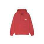 Pull à capuche rouge stussy - Image 2