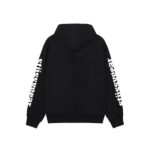 Sweat à capuche zippé Stussy Gear noir - Image 2