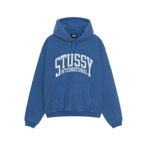 Sweat à capuche Stussy International Bleu