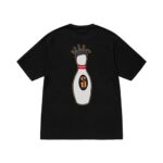 T Shirt Noir Stussy Kingpin - Image 2