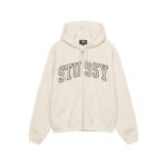 Sweat à capuche zippé Stussy Outline