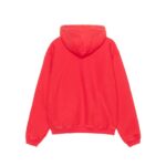Sweat à capuche zippé Stussy Outline Rouge - Image 2