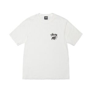 Stussy Rasta Lion White T Shirt